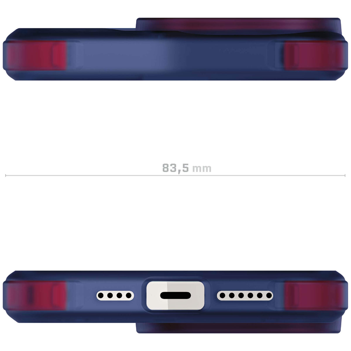 MagSafe iPhone 15 Pro Blue Case