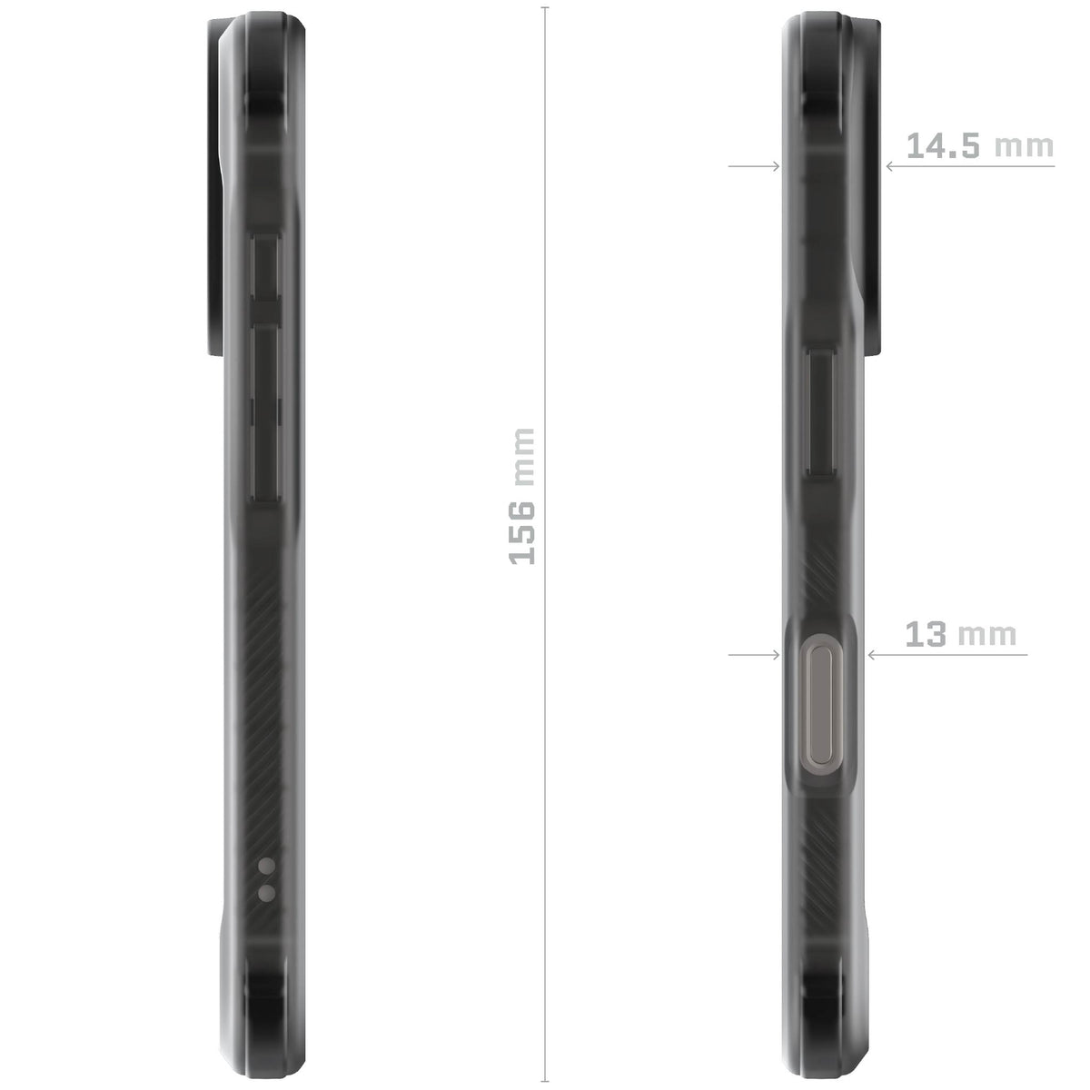 iPhone 17 Case Smoke Matte MagSafe Protective Phone Cover