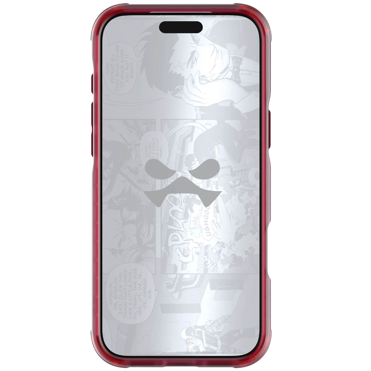 iPhone 17 Pro Max Case Red Clear MagSafe Protective Phone Cover
