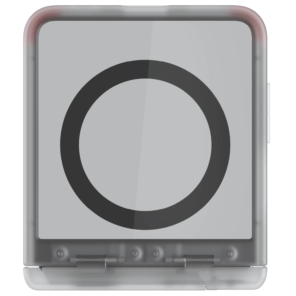 ZFlip7 Clear Protective Phone Case Magnetic MagSafe Kickstand