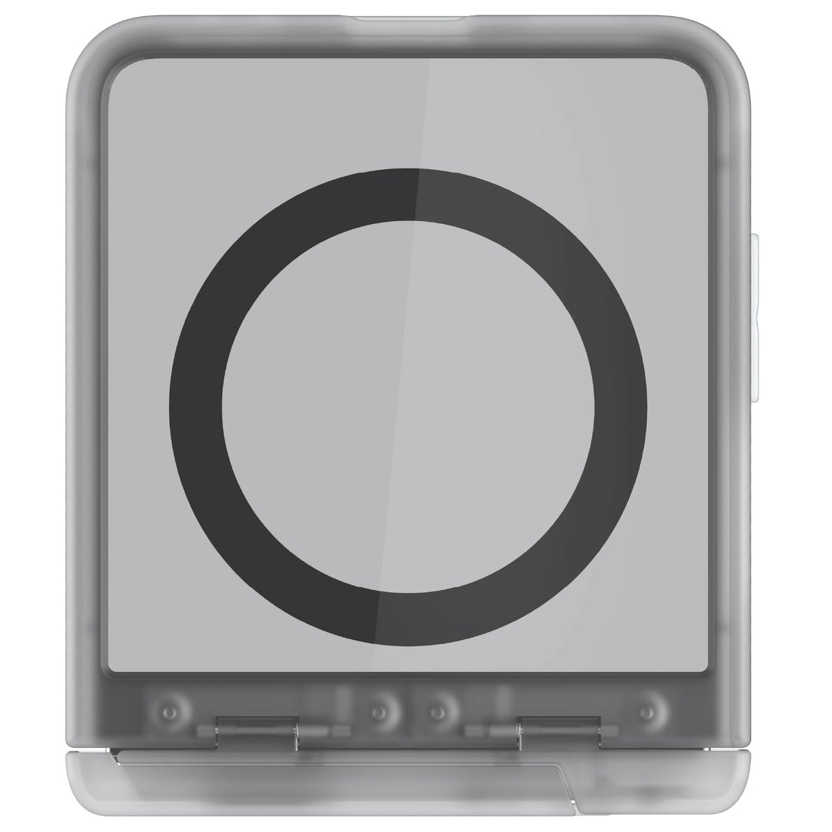 Samsung Flip 7 Case Clear Matte Protective Phone Cover Magnetic MagSafe Kickstand