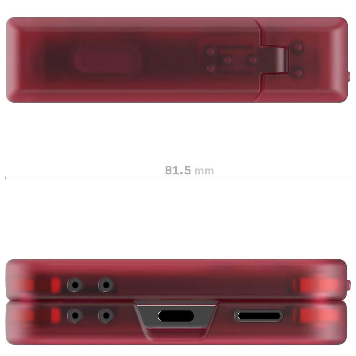 Samsung Galaxy Flip 7 Case Red Protective Phone Cover Magnetic MagSafe Kickstand