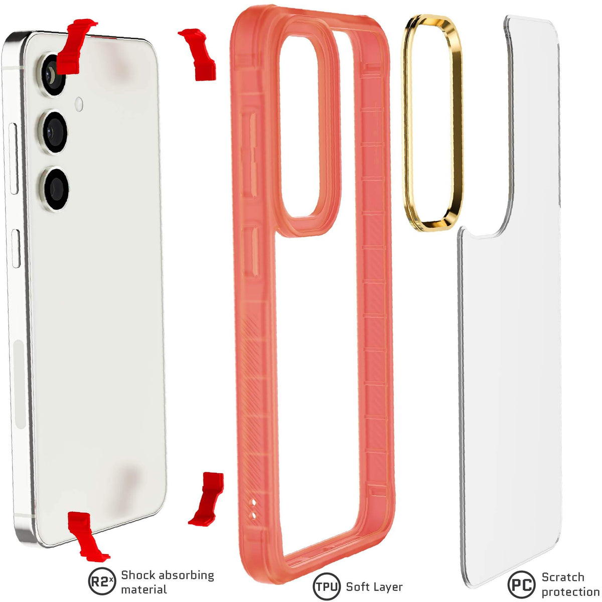 Pink Samsung S24 Case
