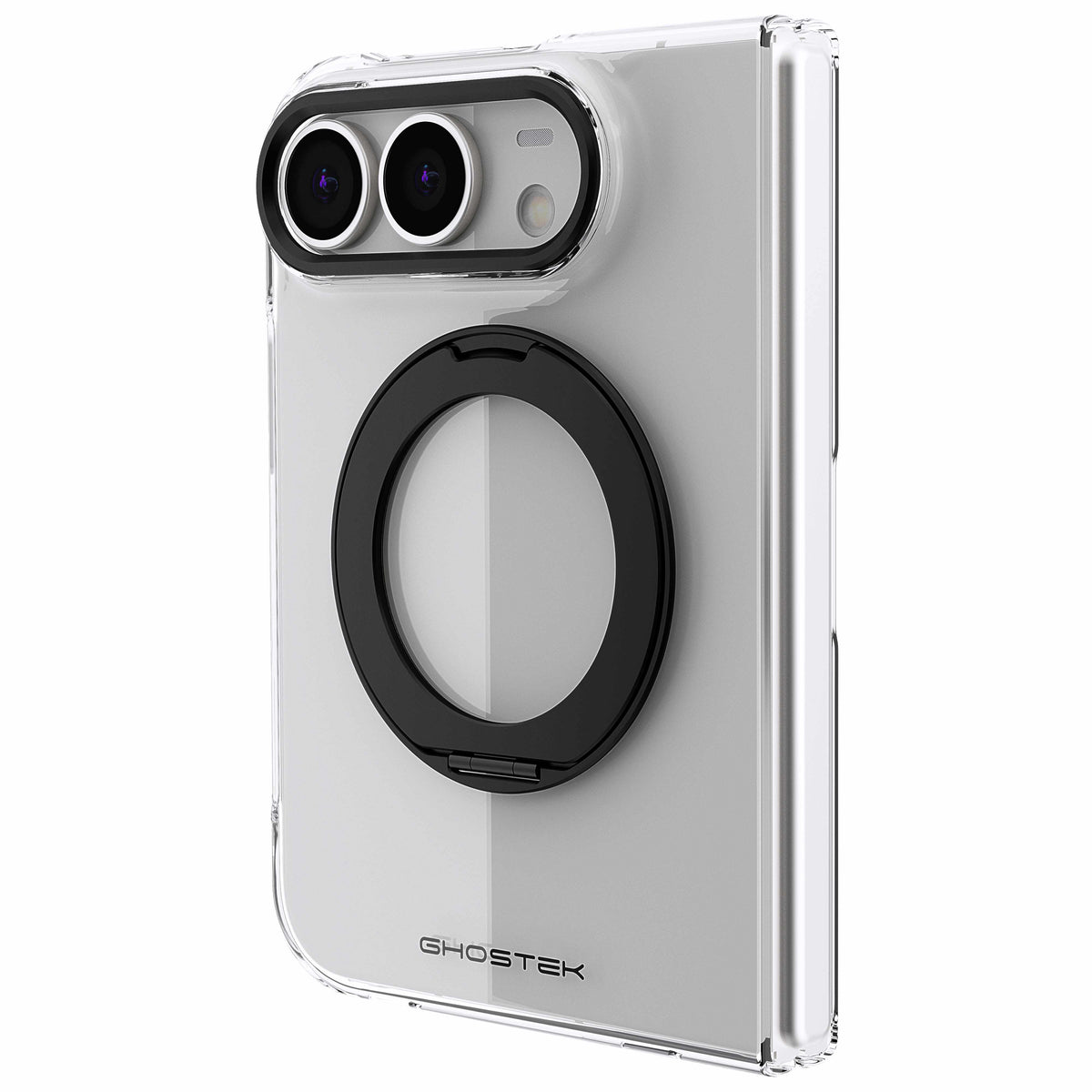 iPhone Duo Clear Case MagSafe Kickstand Black