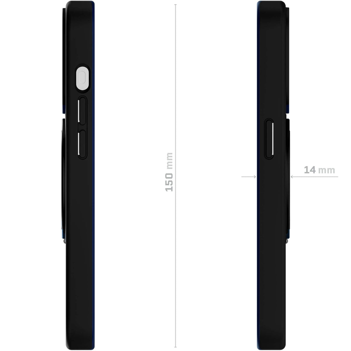 Apple iPhone 15 Pro MagSafe Ring Stand Phone Cases Black