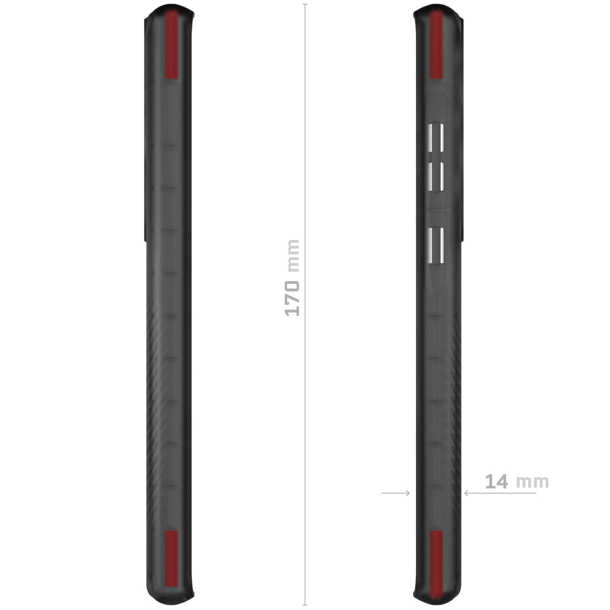 Samsung S23 Ultra Smoke Case Clear