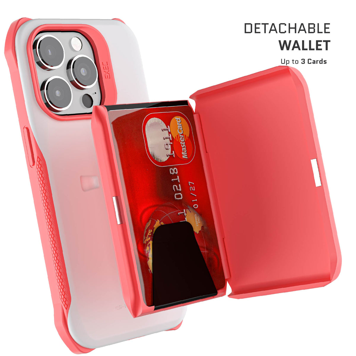 MagSafe iPhone 14 Pro Wallet Case Pink