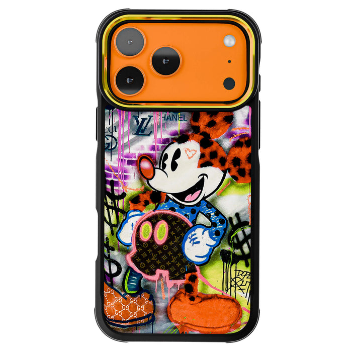 iPhone 17 Pro Max Case Mickey Mouse 
Plush Fashion Collab Artwork Phone Cover MagSafe Doped Out M Artist