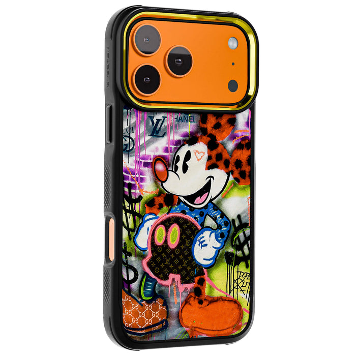 iPhone 17 Pro Max Case Mickey Mouse 
Plush Fashion Collab Artwork Phone Cover MagSafe Doped Out M Artist