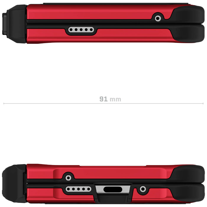 Pixel 9 Pro Fold Case Red Kickstand