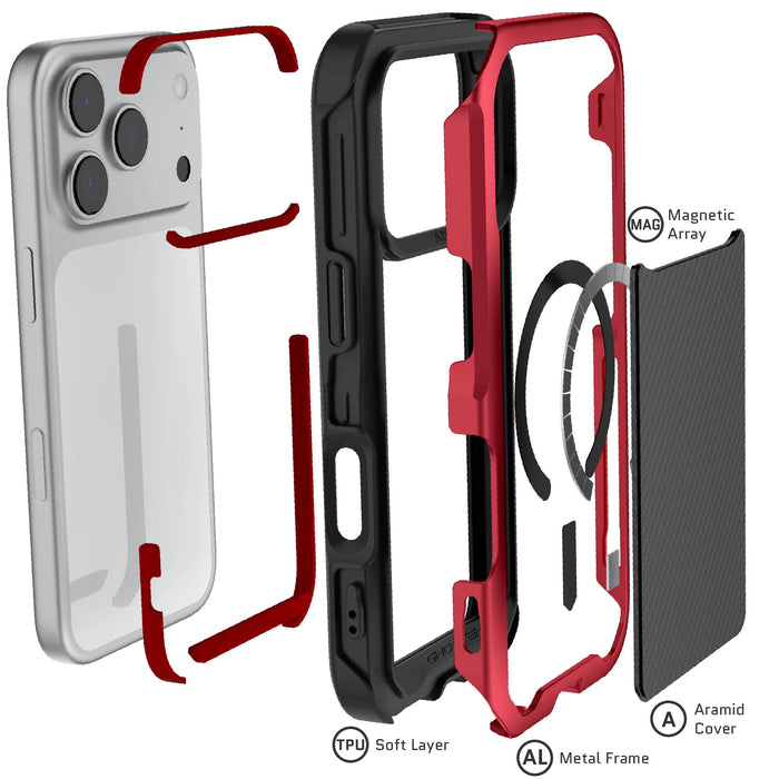 iPhone 17 Pro / Max Aluminum MagSafe Cases — ATOMIC