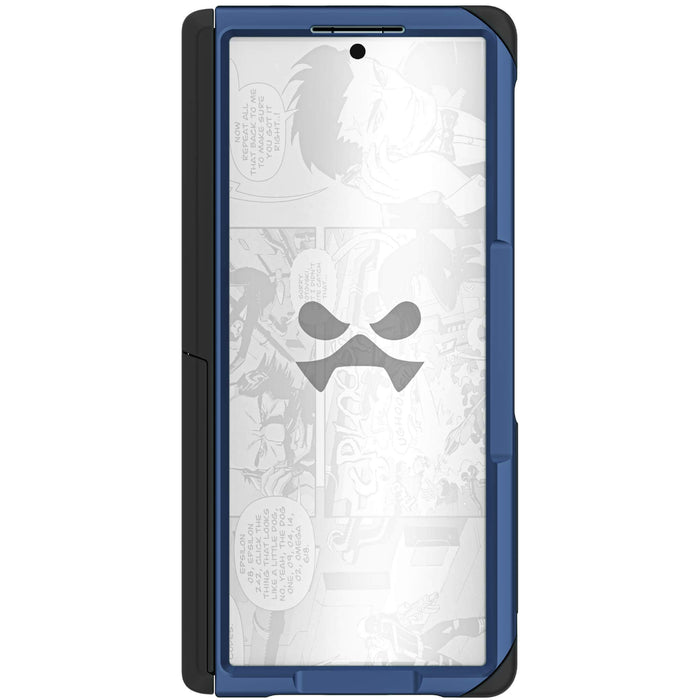 Samsung Galaxy Z Fold 6 Hinge Phone Case Blue Aramid