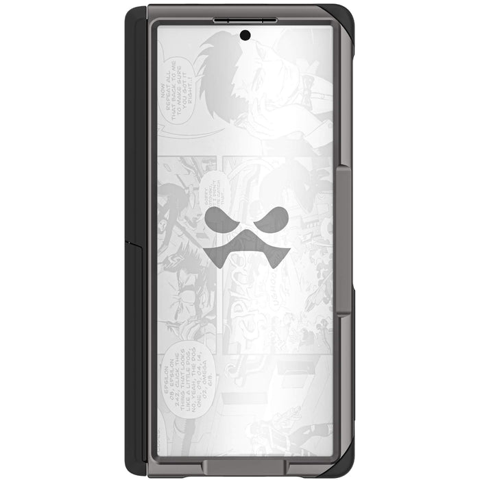 Samsung Galaxy Z Fold 6 Case with Stand Gray Leather