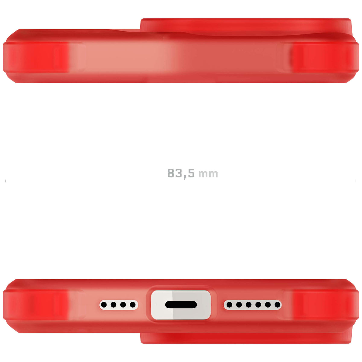 Clear iPhone 15 Pro Pink Case MagSafe Magnetic