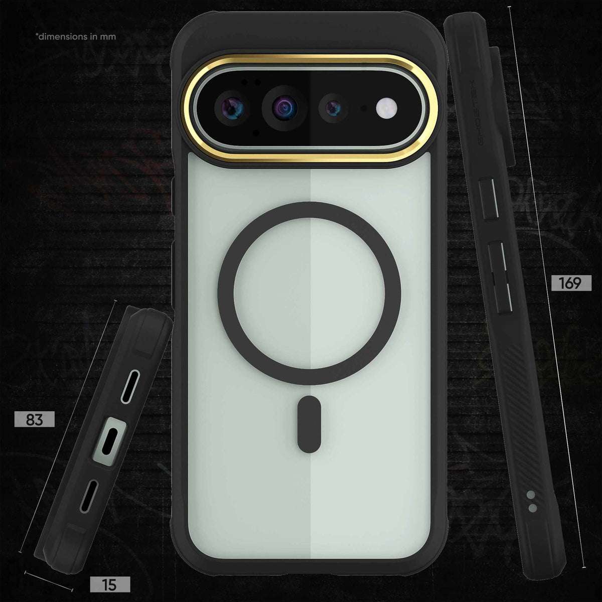 Pixel 11 Pro XL Case Clear Black