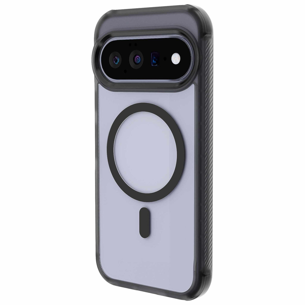 Google Pixel 11 Case Clear Black Smoke MagSafe Magnetic Ring Protective Phone Cover