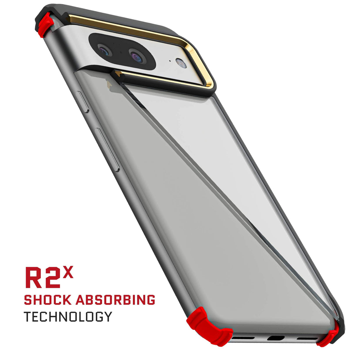 Black Pixel 8 Case Clear