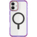 iPhone 16 Plus MagSafe Clear Purple Case Cover