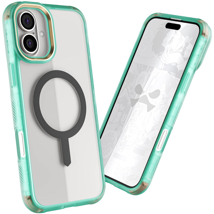 iPhone 16 Plus MagSafe Clear Teal Case