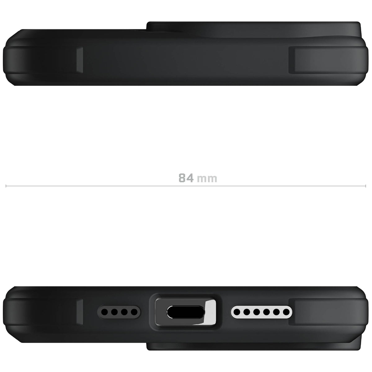 iPhone 16 Pro Max Clear Black Protective Phone Case MagSafe Cover Silicone Gel Magnetic