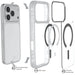 Apple iPhone 17 Pro Case Clear Matte MagSafe Protective Phone Cover Shockproof Magnetic