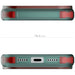iPhone 17 Pro Case Teal Clear MagSafe