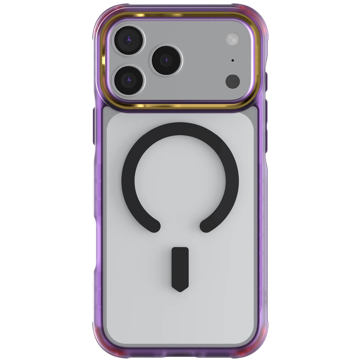 iPhone 17 Pro Max Case Purple Clear MagSafe Protective Phone Cover Shockproof Magnetic Mag Safe Slim Thin