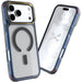 iPhone 17 Pro Max Case Blue Clear MagSafe Protective Phone Cover Shockproof Magnetic Mag Safe Slim