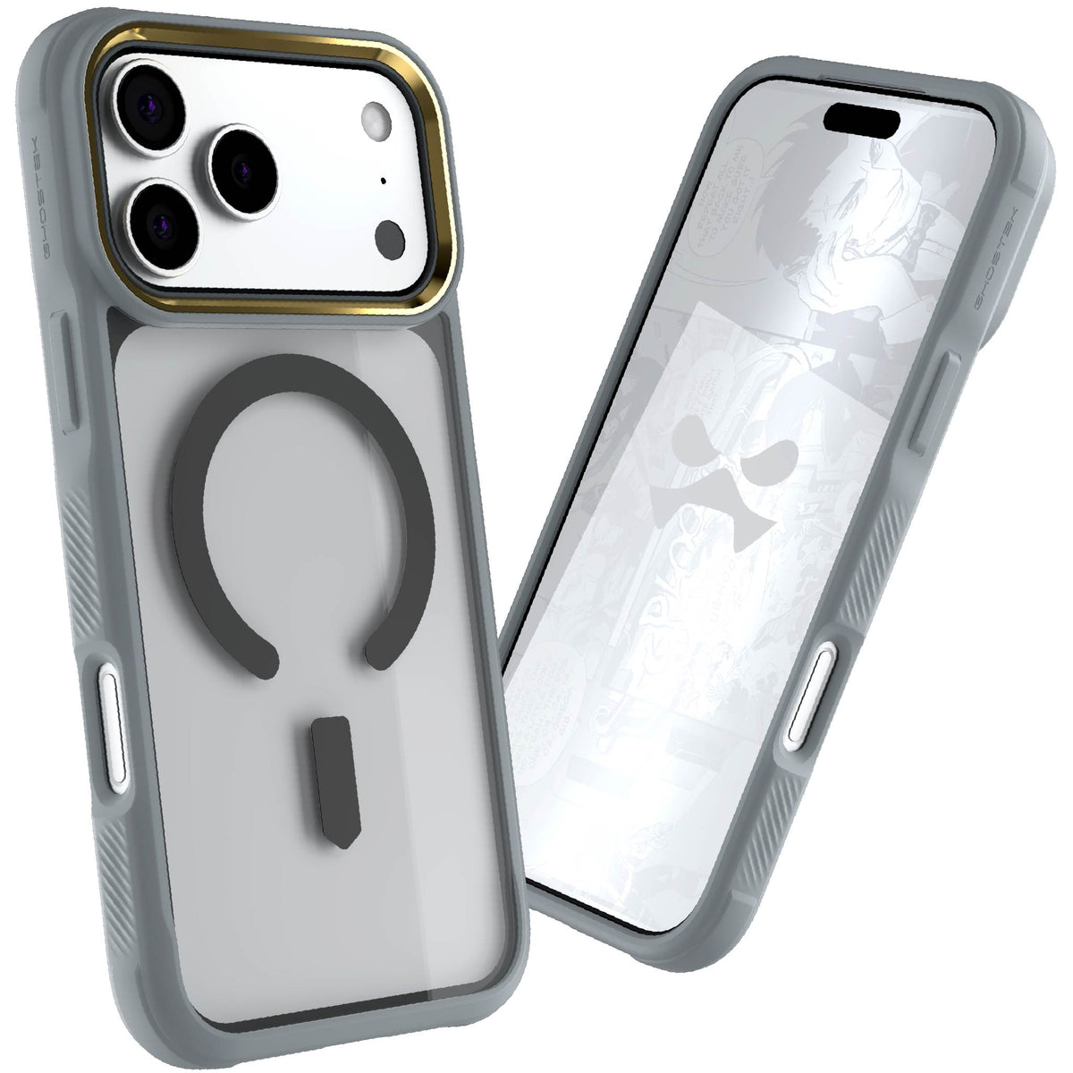 iPhone 18 Pro Max Case Gray Clear MagSafe Protective Phone Cover Shockproof Magnetic Mag Safe Slim Thin