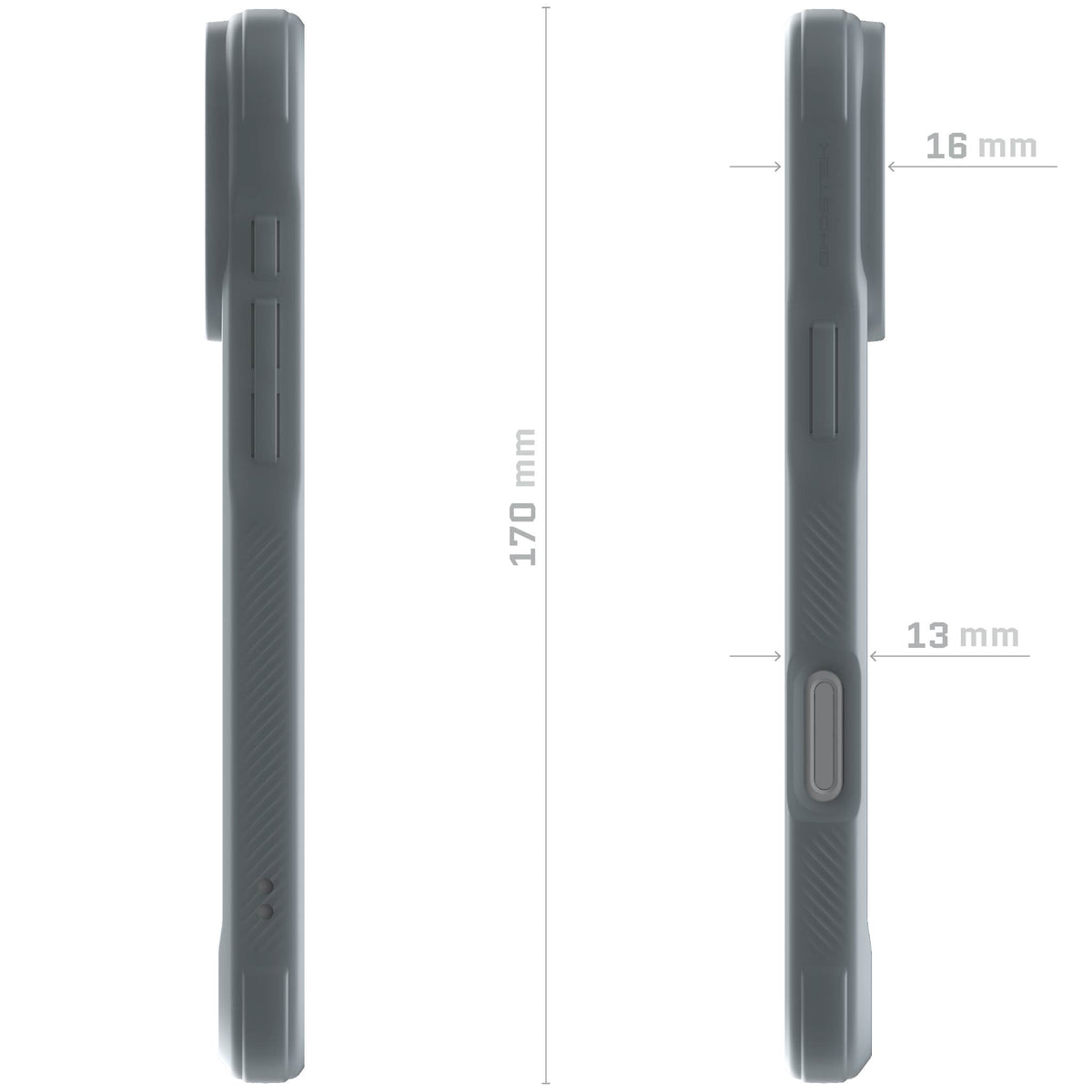 iPhone 18 Pro Max Case Gray Clear MagSafe Protective Phone Cover Shockproof Magnetic Mag Safe Slim Thin