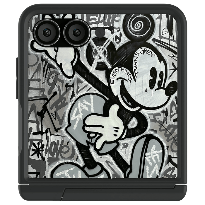 Samsung Galaxy Z Flip 7 Mickey Mouse Everything Turns Grey Case