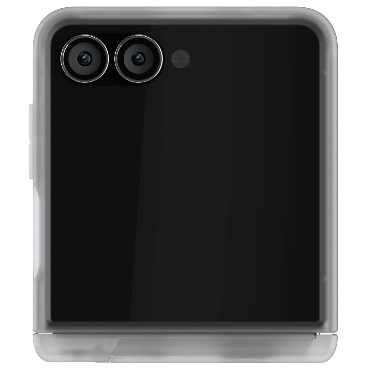 Samsung Flip7 Case Clear Matte Protective Phone Cover Magnetic MagSafe Kickstand