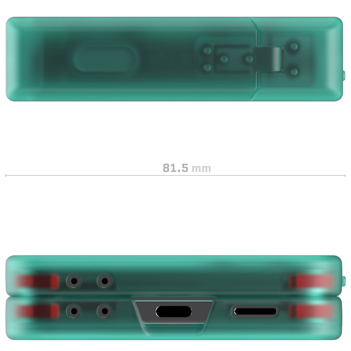 Samsung Galaxy Flip 7 Case Teal Protective Phone Cover Magnetic MagSafe Kickstand