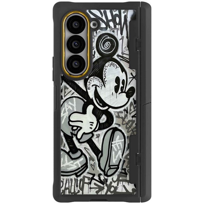 Galaxy Z Fold 6 Mickey Mouse Everything Turns Grey Case