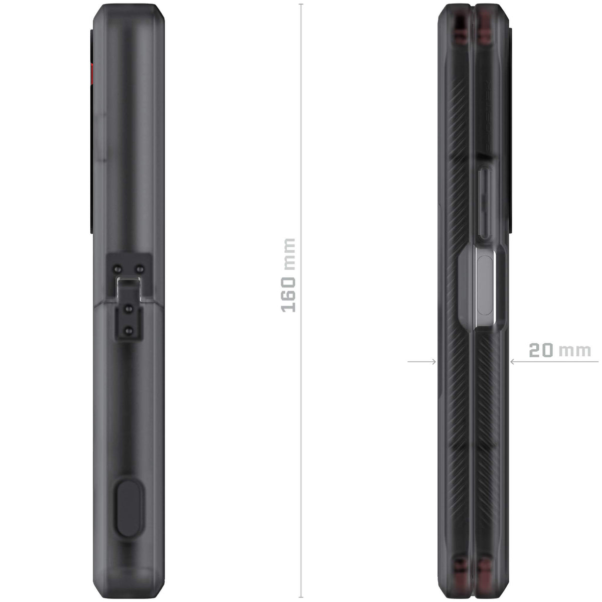 Samsung Galaxy Fold6 Clear Smoke Case