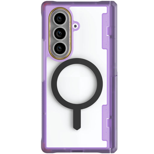 Galaxy Fold7 Case Purple MagSafe Kickstand Magnetic