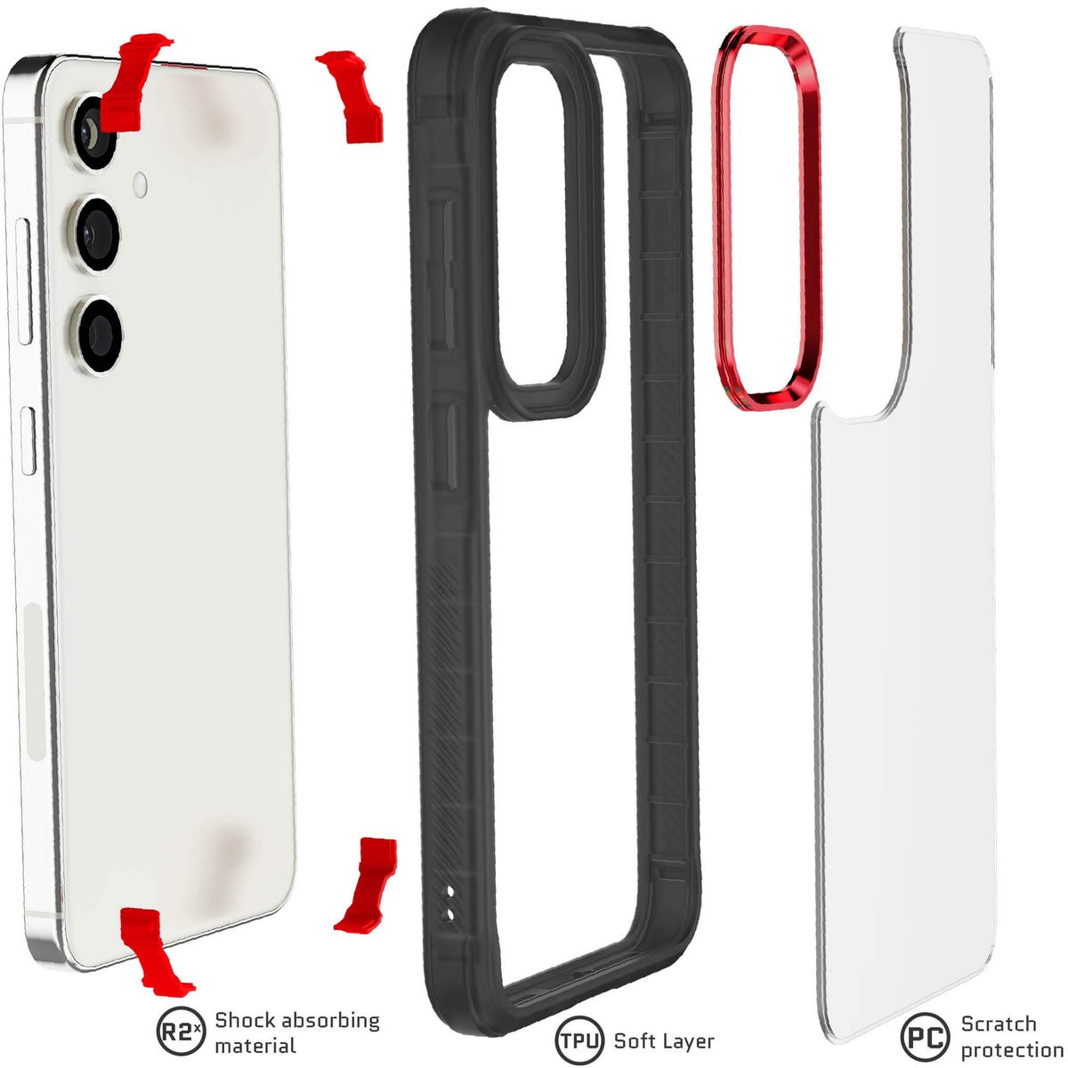 Smoke Samsung S24 Case