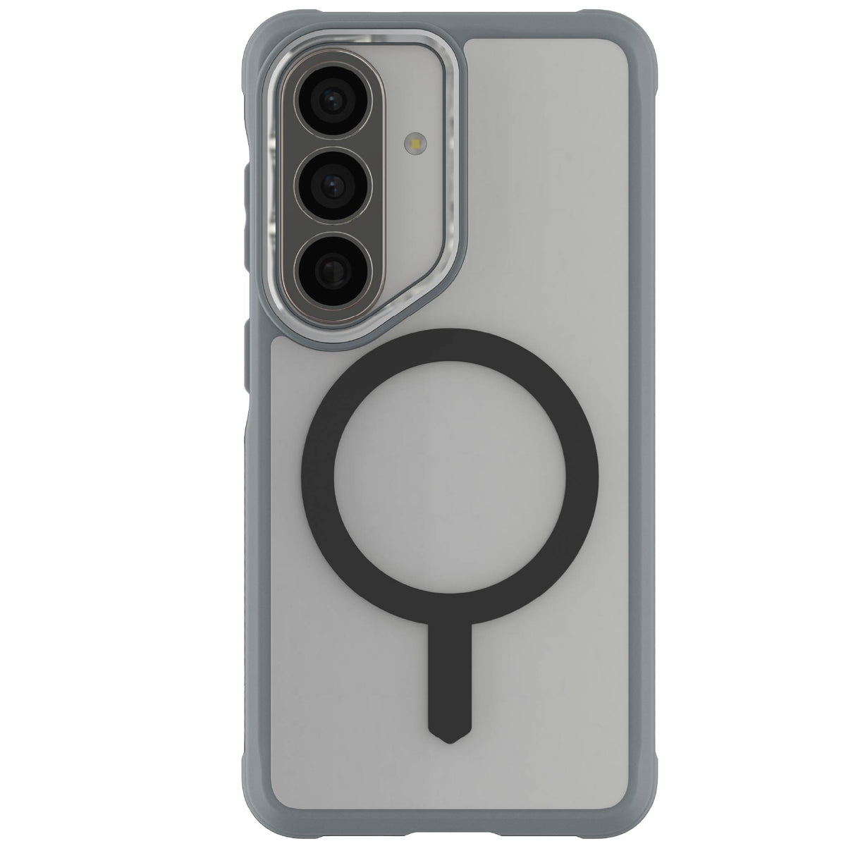 Galaxy S26 Clear Case MagSafe Protective Phone Cover Magnetic Ring Shockproof Premium Cool Gray