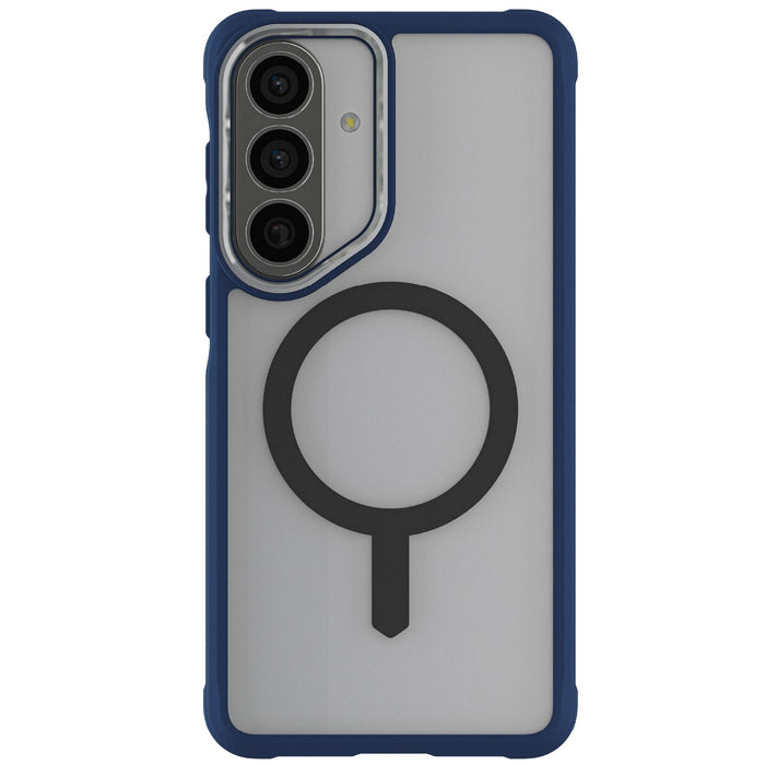 Galaxy S26 Plus Clear Case MagSafe Protective Phone Cover Magnetic Ring Shockproof Premium Blue Matte