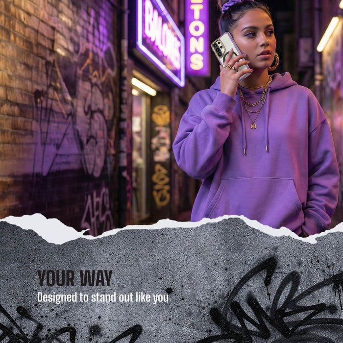 Galaxy S26 Ultra Clear Case MagSafe Protective Phone Cover Magnetic Ring Shockproof Premium Purple Limited Edition