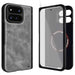 Google Pixel 11 Pro Fold Gray Leather Case MagSafe Magnetic Hinge Cover Screen Protector Premium