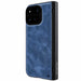 Google Pixel 11 Pro Fold Blue Leather Case