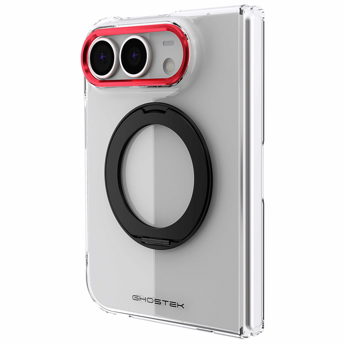 iPhone Duo Clear Case MagSafe Kickstand Red