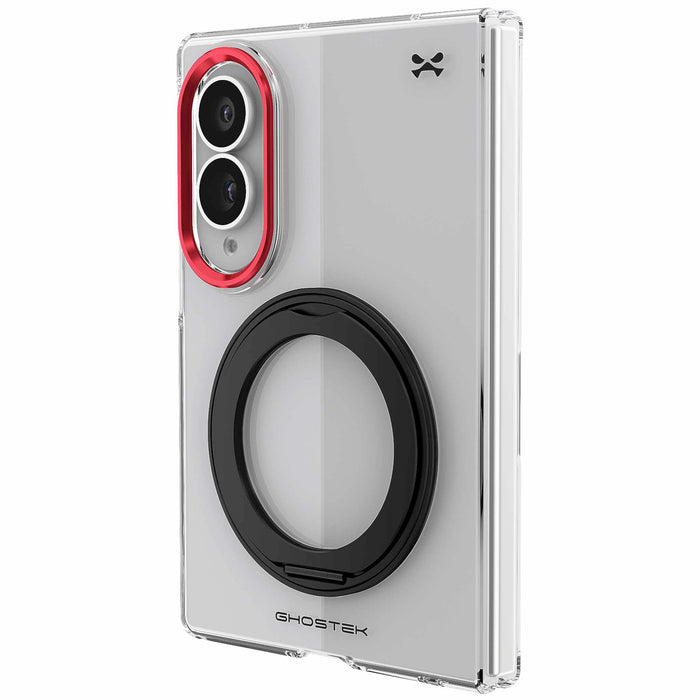 Samsung Galaxy Z Fold 8 Case Clear Red