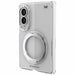Samsung Galaxy Fold 8 Case Clear Silver MagSafe Kickstand Magnetic