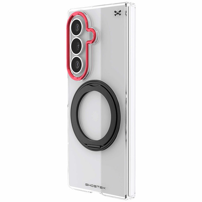 Galaxy Z Fold 8 Ultra Case Red MagSafe Kickstand Magnetic Protective Cover