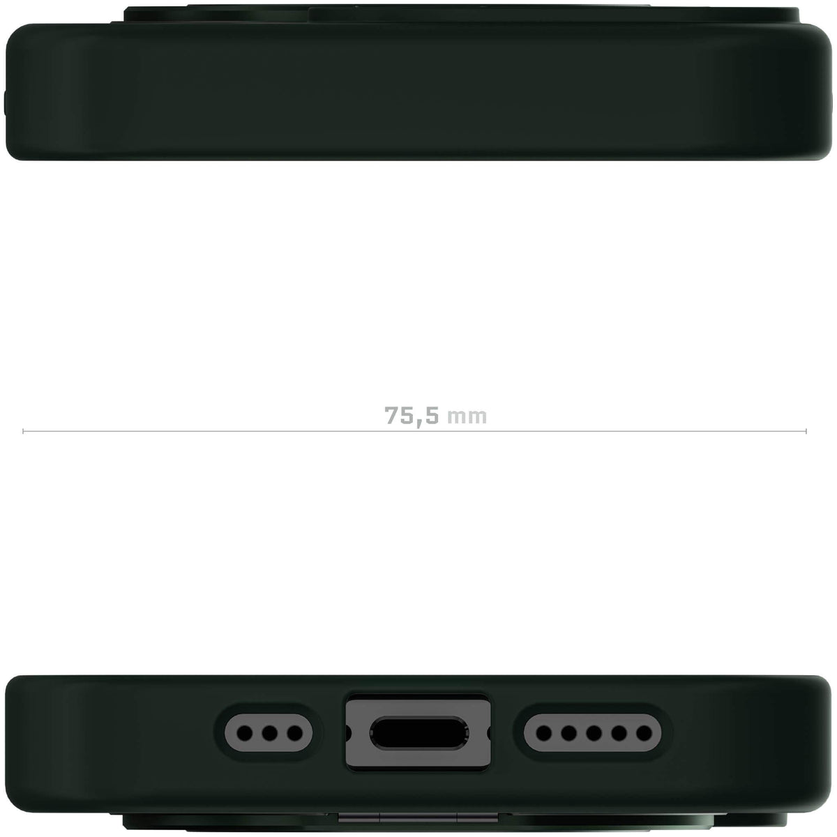 Magnetic Apple iPhone 15 Pro MagSafe Ring Kickstand Case Green Hidden