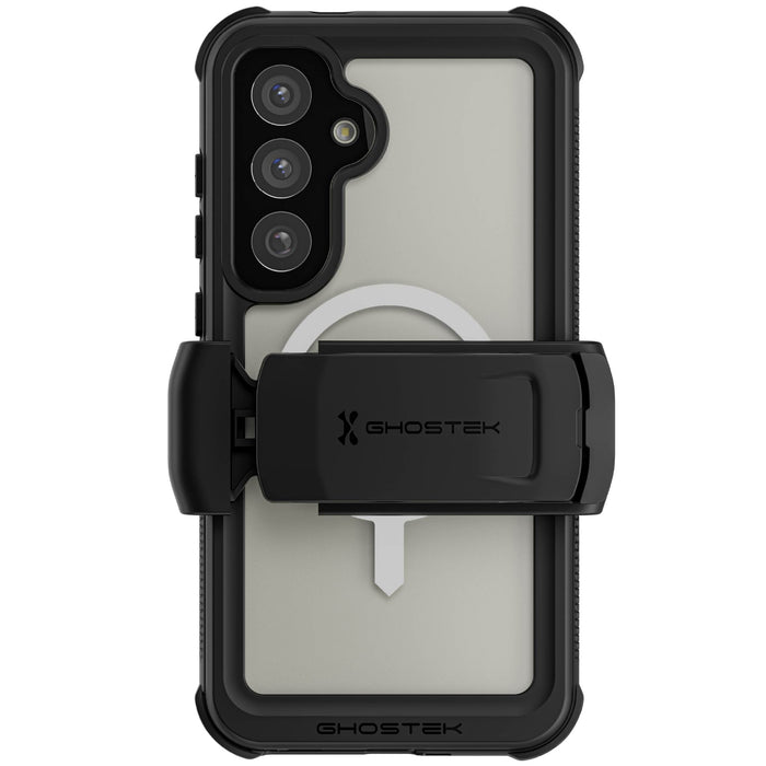 galaxy s25 plus waterproof case with screen protector holster magsafe clear