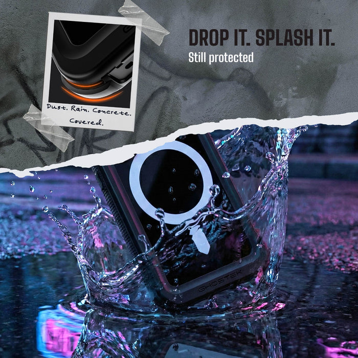 Galaxy S26 Waterproof Case with Screen Protector, MagSafe and Belt Clip Holster Full Body Heavy Duty