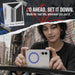 Samsung Galaxy Z Fold 8 Case Clear Blue MagSafe Hinge Cover